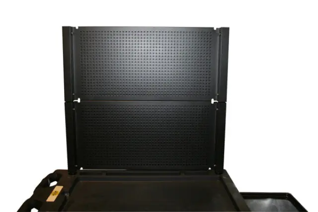 Backwall for tool trolley