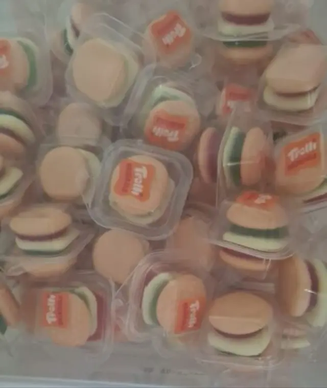 Trolli Mini Burger 60 τεμαχίων (Gluten - Lactose Free) 775gr
