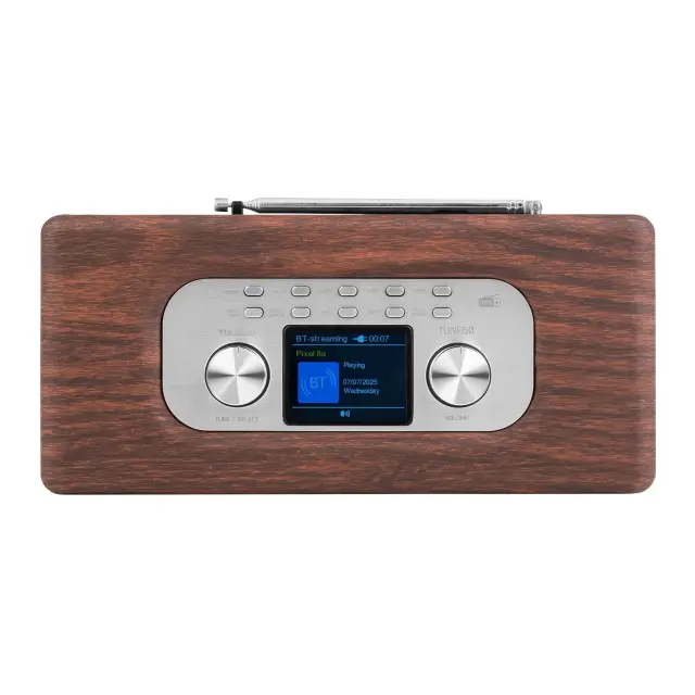 AUDIZIO TUNE60 DARK WOOD ΡΑΔΙΟΦΩΝΟ DAB+ ΣΕ ΧΡΩΜΑ ΣΚΟΥΡΟΥ ΞΥΛΟΥ 3