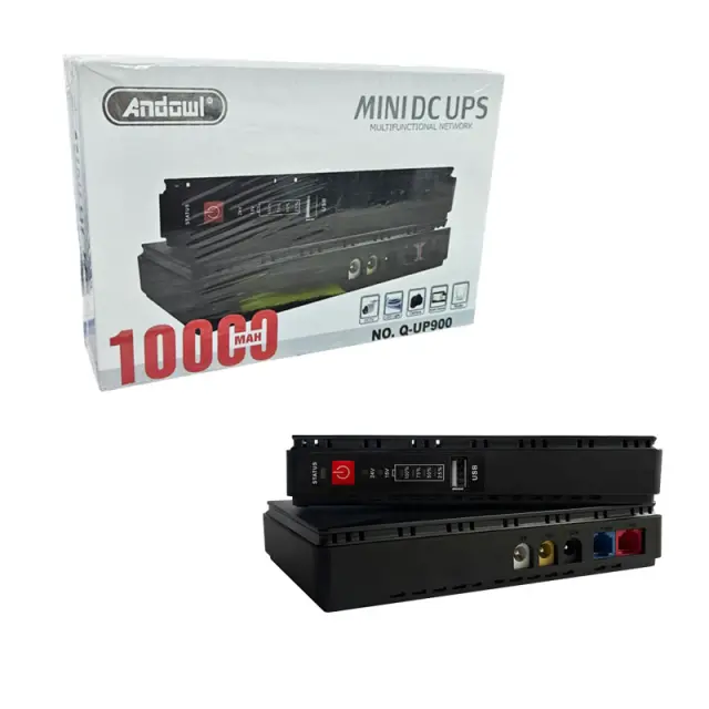 Andowl UPS Σταθεροποιητής Τάσης Q-UP900 - Mini DC UPS 0751126