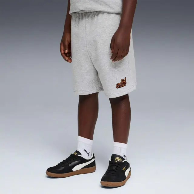 Puma Boy's Essentials Logo Lab Relaxed Shorts Γκρι 693389-04 (Puma)