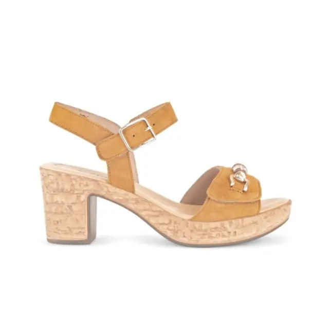 Gabor Πέδιλα Γυναικείο δέρμα suede Καφέ GAB/44765 14-COGNAC