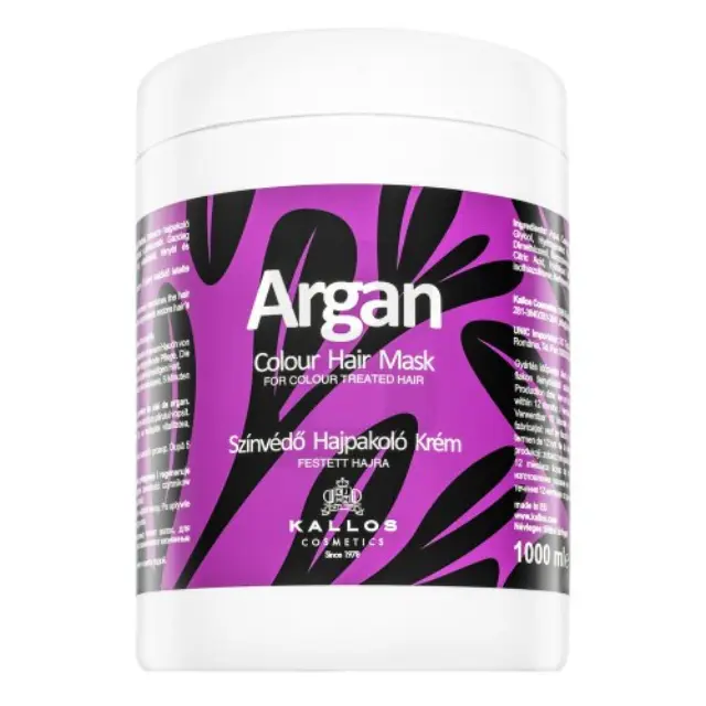 Kallos Argan Colour Hair Mask nourishing hair mask for coloured hair 1000 ml