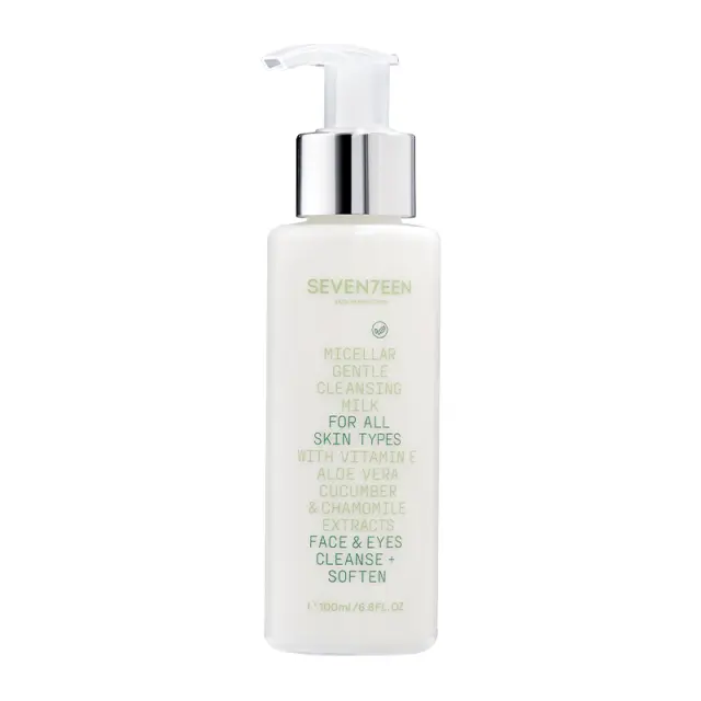 Seventeen Micellar Gentle Cleansing Milk Γαλάκτωμα Καθαρισμού Προσώπου & Ματιών για Όλους τους Τύπους Επιδερμίδας 100ml