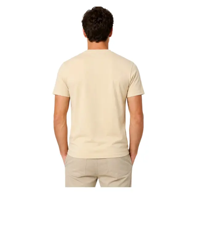 Marina Militaire - Ανδρικό Κοντομάνικο T-Shirt M04T-BEIGE Μπεζ 2