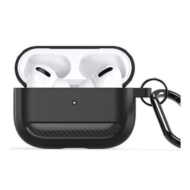 Θήκη TPU Dux Ducis Apple AirPods Pro 2 με Γάντζο PECB Μαύρο N64695