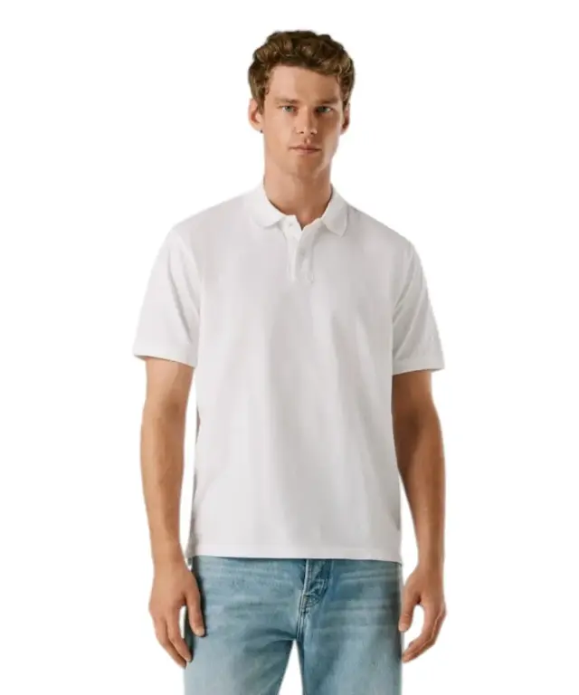 Pepe Jeans - Ανδρικό T-shirt Polo Oscar PM5400087-800 Λευκό 2