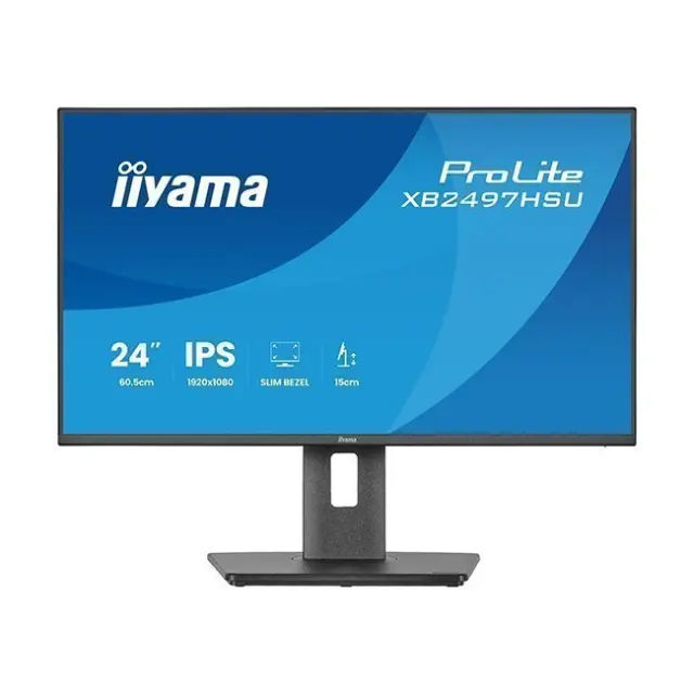 IIYAMA Monitor 24" XB2497HSU-B1 IPS FHD Black (XB2497HSU-B1)