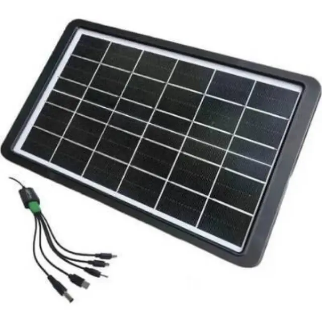 GDSuper Ηλιακός Φορτιστής Μπαταριών 15W με σύνδεση USB GD-100s 2