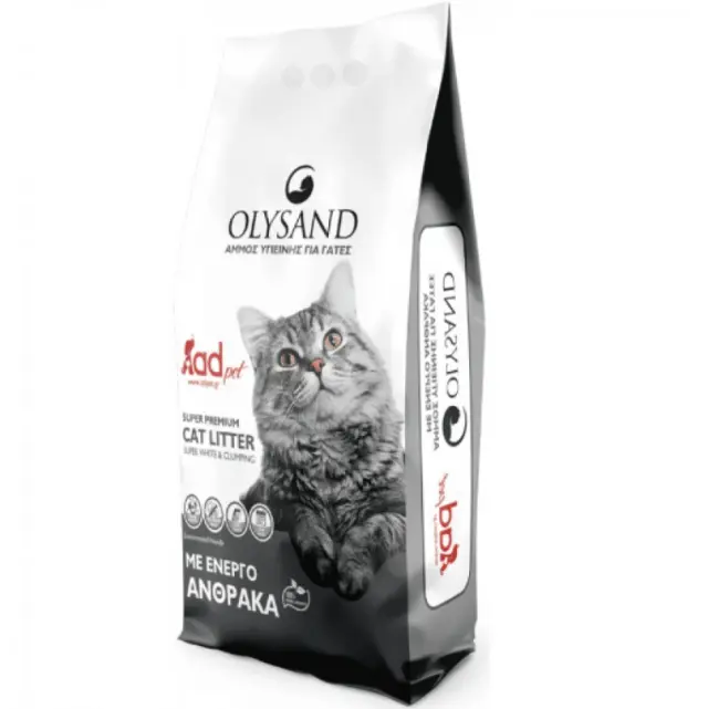 Άμμος Γάτας Olysand Active Carbon 10Lt