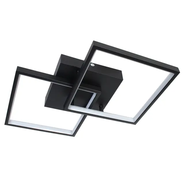 Φωτιστικό οροφής LED 27W 58x35x8 εκ. μαύρο με controller - GLOBOBOX 2