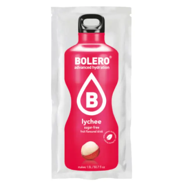 Bolero Drink Lychee Flavoured Drink Mix Powder 9gr