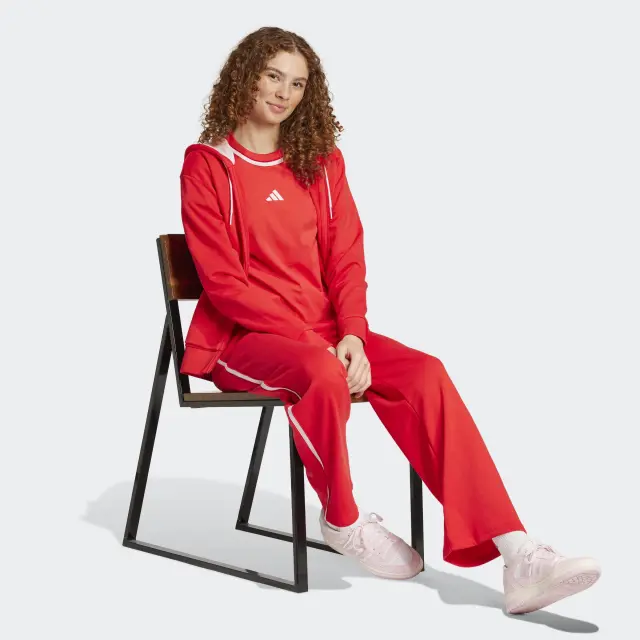 Adidas Essentials Color Pop French Terry Pants JG6252 - L 3