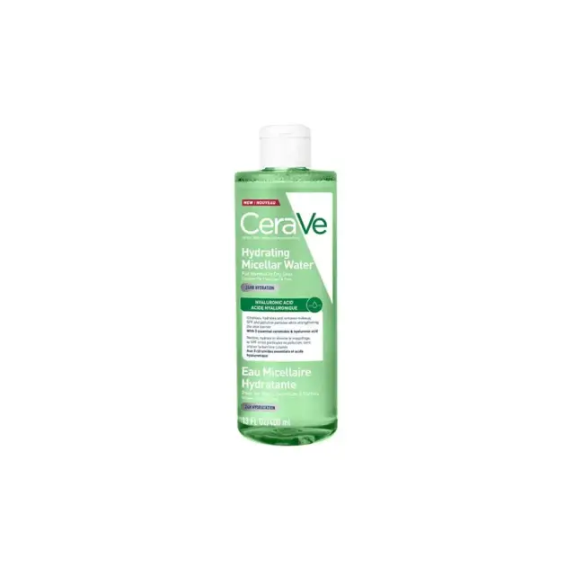 Cerave | Hydrating Micellar Water Νερό Καθαρισμού & Ντεμακιγιάζ με 24ωρη Ενυδάτωση & Υαλουρονικό Οξύ | 400ml