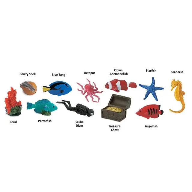 Safari Ltd Μινιατούρες Coral Reef TOOB “Κοραλλιογενής Ύφαλος” για 3+ ετών 699104 2