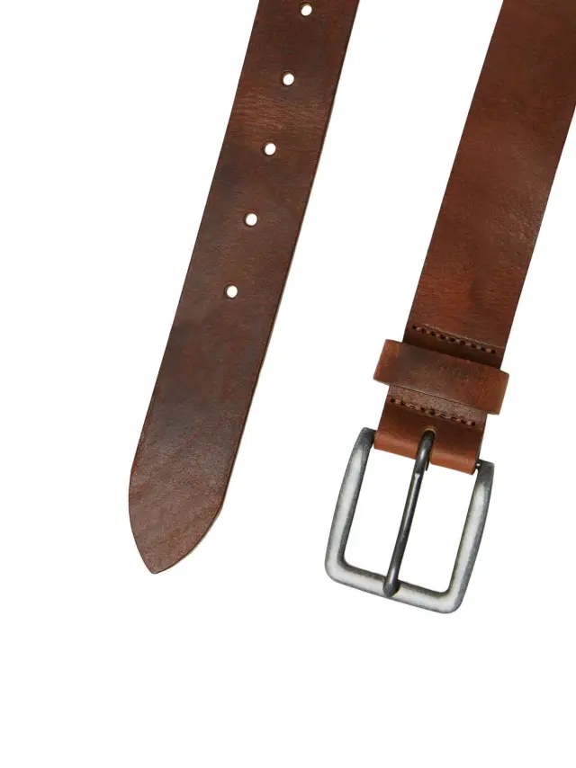 JACVICTOR LEATHER BELT NOOS Mocha Bisque 3