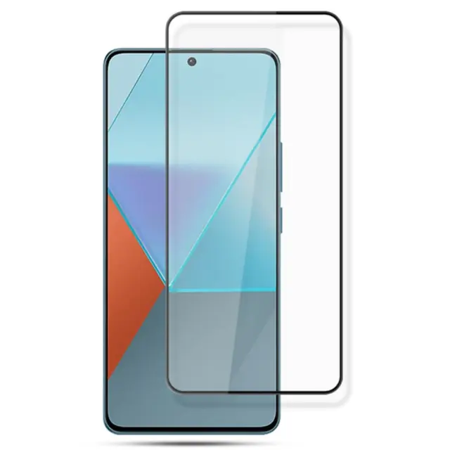 Full Cover Tempered Glass για Redmi Note 13 Pro 4G/5G/Note 14S 4G-Black OEM
