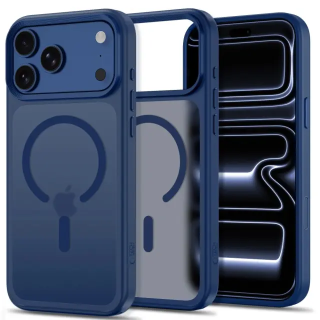 Tech-Protect® Magmat MagSafe CC Θήκη για iPhone 17 Pro/18 Pro- Matte Deep Blue.
