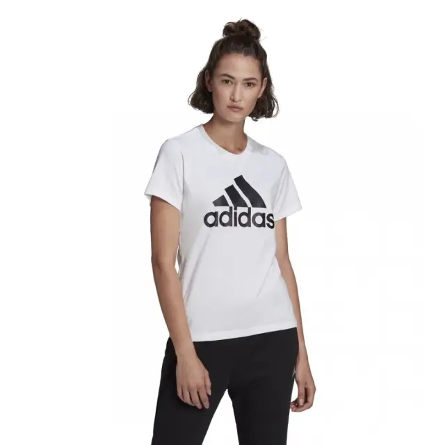 adidas Essentials Logo T-Shirt (GL0649-White) - Λευκό