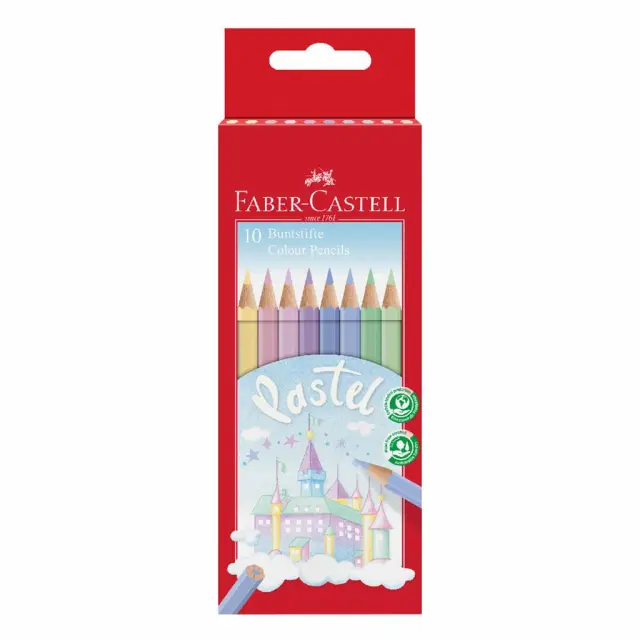 Faber-Castell Pastel Σετ Ξυλομπογιές Κάστρο 10τμχ/ 111211 (Faber Castell)