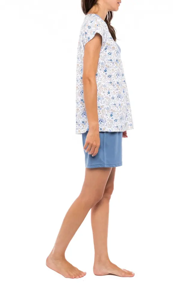 S1155 - Type - PYJAMA V BLUE FLOWER 3