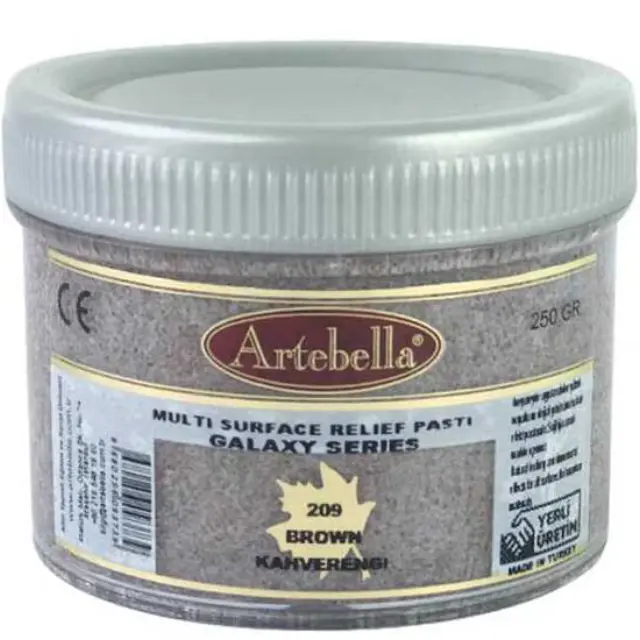 Artebella Πάστα Relief Galaxy Series 209 Brown - 250gr