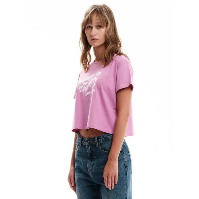 Emerson Women's S/S T-Shirt (231.EW33.68-Violet) - Μώβ - XL 2