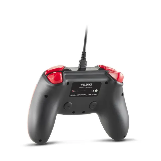 Spartan Gear - Pelekys Wired Controller (compatible with PC and playstation 3) (colour: RED/BLACK) 2