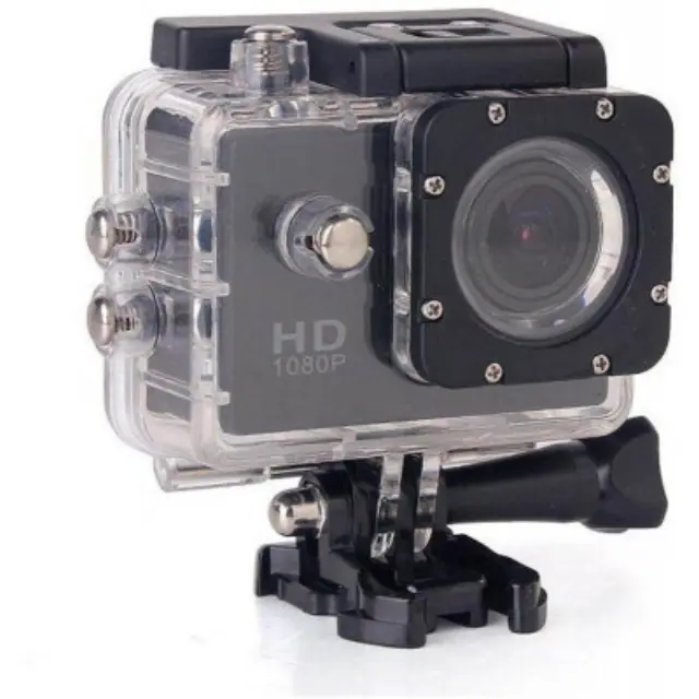 H12R Action Camera 4K Ultra HD Υποβρύχια (με Θήκη) με WiFi Μαύρη με Οθόνη 2"