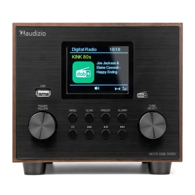 AUDIZIO VIESTE ΡΑΔΙΟΦΩΝΟ DAB+ WOOD 2
