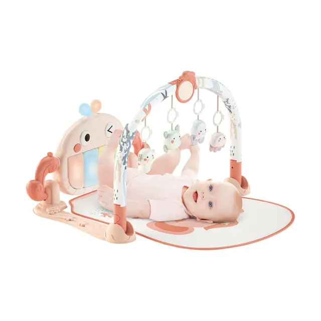 Γυμναστήριο Bebe Stars Piano Whale Pink 100-204