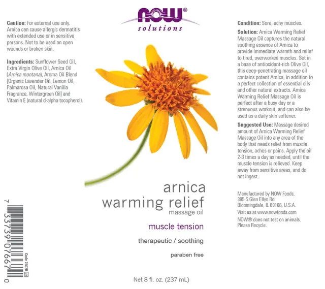 Now Foods Arnica Soothing Massage Oil 2