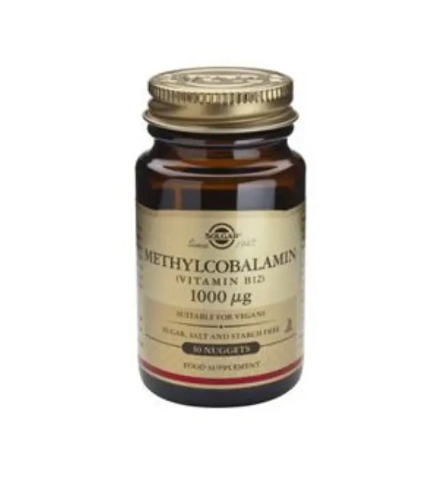 Solgar Methylcobalamin Vitamin B12 Βιταμίνη για την Υγεία του Νευρικού Συστήματος 1000mcg 30 υπογλώσσια δισκία