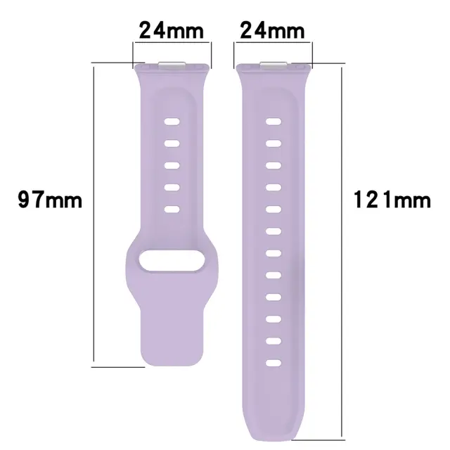 Techsuit - Watchband (W050) - Huawei Watch Fit 3 / 4 / 4 Pro / 5 / 5 Pro - Blue 3