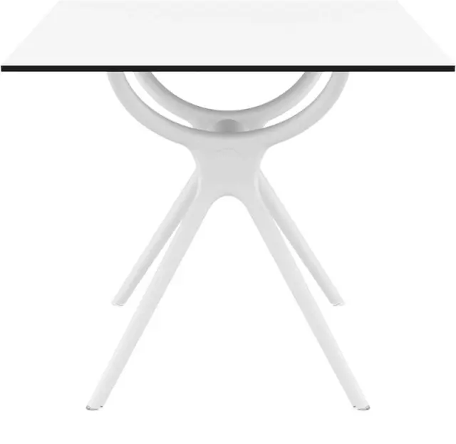 Τραπέζι AIR Λευκό PP/HPL 80x80x74cm 2