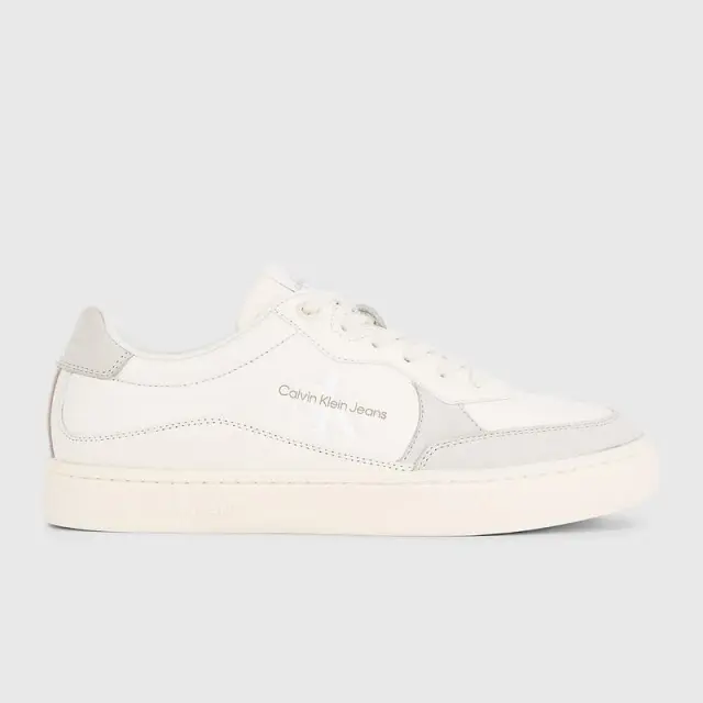 Calvin Klein - Ανδρικά Sneakers Classic Cupsole Low Lth Ml Fad YM0YM00885-0GF Λευκό - 46