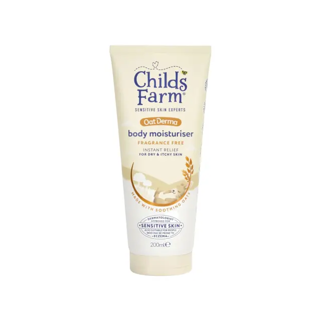 Childs Farm OatDerma Body Moisturiser Ενυδατική Κρέμα Σώματος με Βρώμη χωρίς Άρωμα για Ξηρό & Ευαίσθητο Δέρμα 200ml