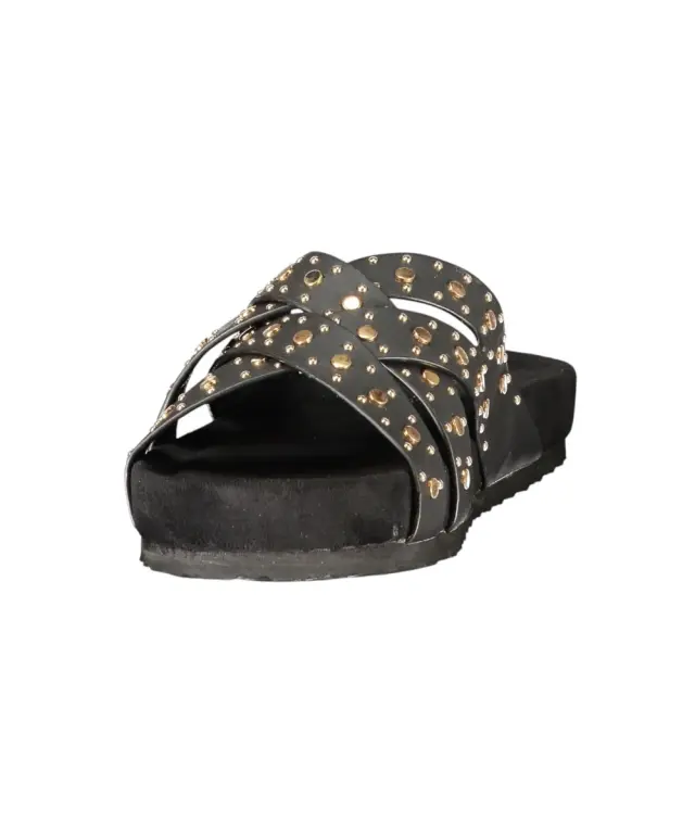 Laura Biagiotti – Γυναικείες Παντόφλες Slippers 9761-BLACKN Μαύρο 3
