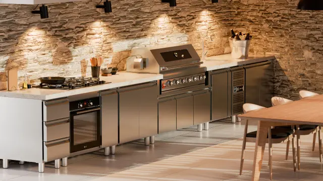 THERMOGATZ - ΕΡΜΑΡΙΟ INOX ΓΙΑ ΦΙΑΛΗ EX7-45 PR - χωρίς πάγκο 3