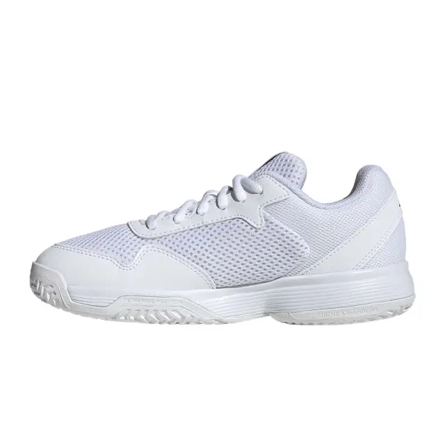 adidas Performance Kids Courtflash Άσπρο - Μαύρο KK3865 (adidas Performance) 2