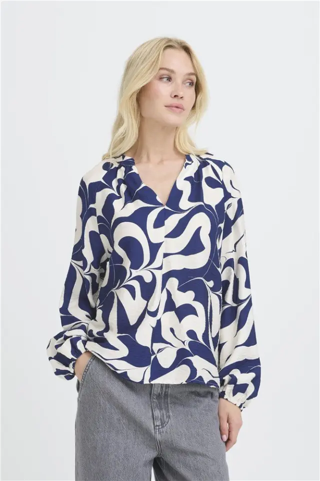 Μπλούζα εμπριμέ, BYIKAIA BLOUSE, B.young - 34