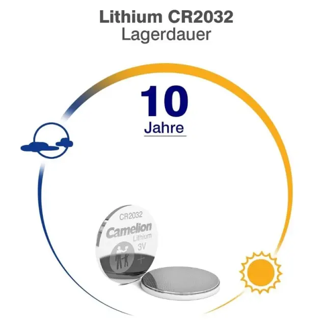 Camelion CR2032-BP1 – Μπαταρία Λιθίου Κουμπί 3V (1τμχ) 3