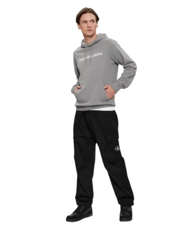 Calvin Klein - Ανδρικό Φούτερ Essential Regular Fit J30J315713-P2D Γκρι - XL 2