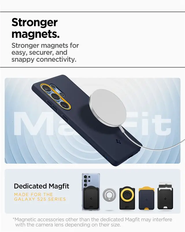 Spigen Nano Pop MagSafe, blueberry navy - Samsung Galaxy S25 Ultra 3