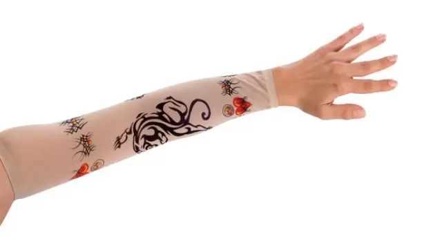 Αποκριάτικα γάντια tattoo (Clown Republic) (C-71356) 3