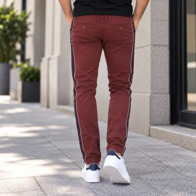 Chinos Noshame® Μπορντό - 402627 - 31 2