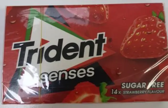 Trident Senses Φράουλα Χωρίς Ζάχαρη 27gr 1 τμχ
