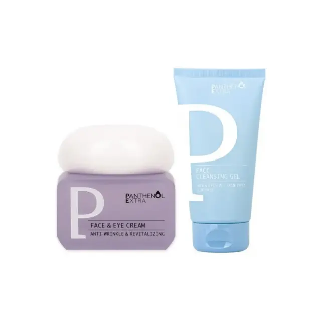 Panthenol Extra Advanced Anti-Wrinkle Face Kit Face & Eye Cream 50ml + ΔΩΡΟ το Panthenol Extra Face Cleansing Gel 50ml