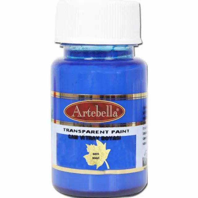 Artebella Διάφανο Σμάλτο Stained Glass - 8805 Blue - 50ml