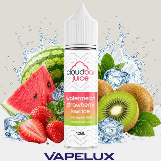 CloudBar Juice Flavor Shots Watermelon Strawberry Kiwi Ice 12ml to 60ml